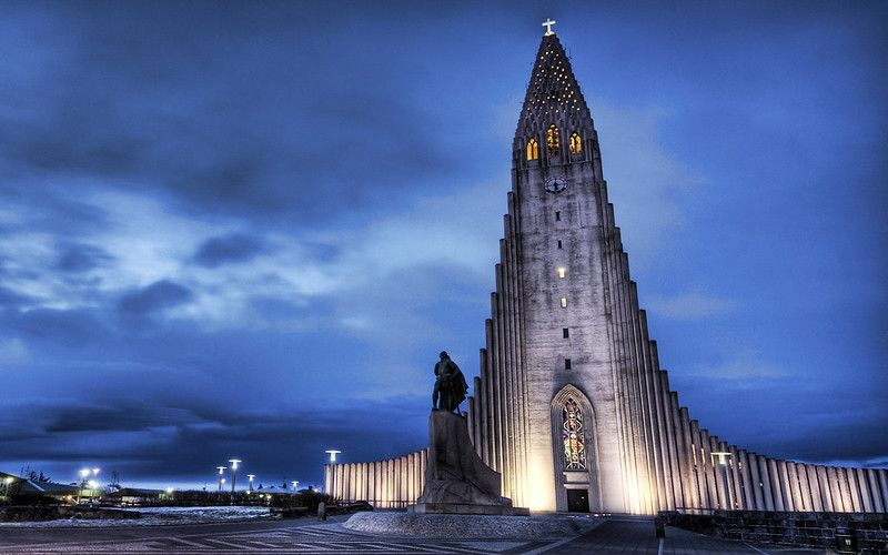 Hallgrimskirkja Church in Iceland